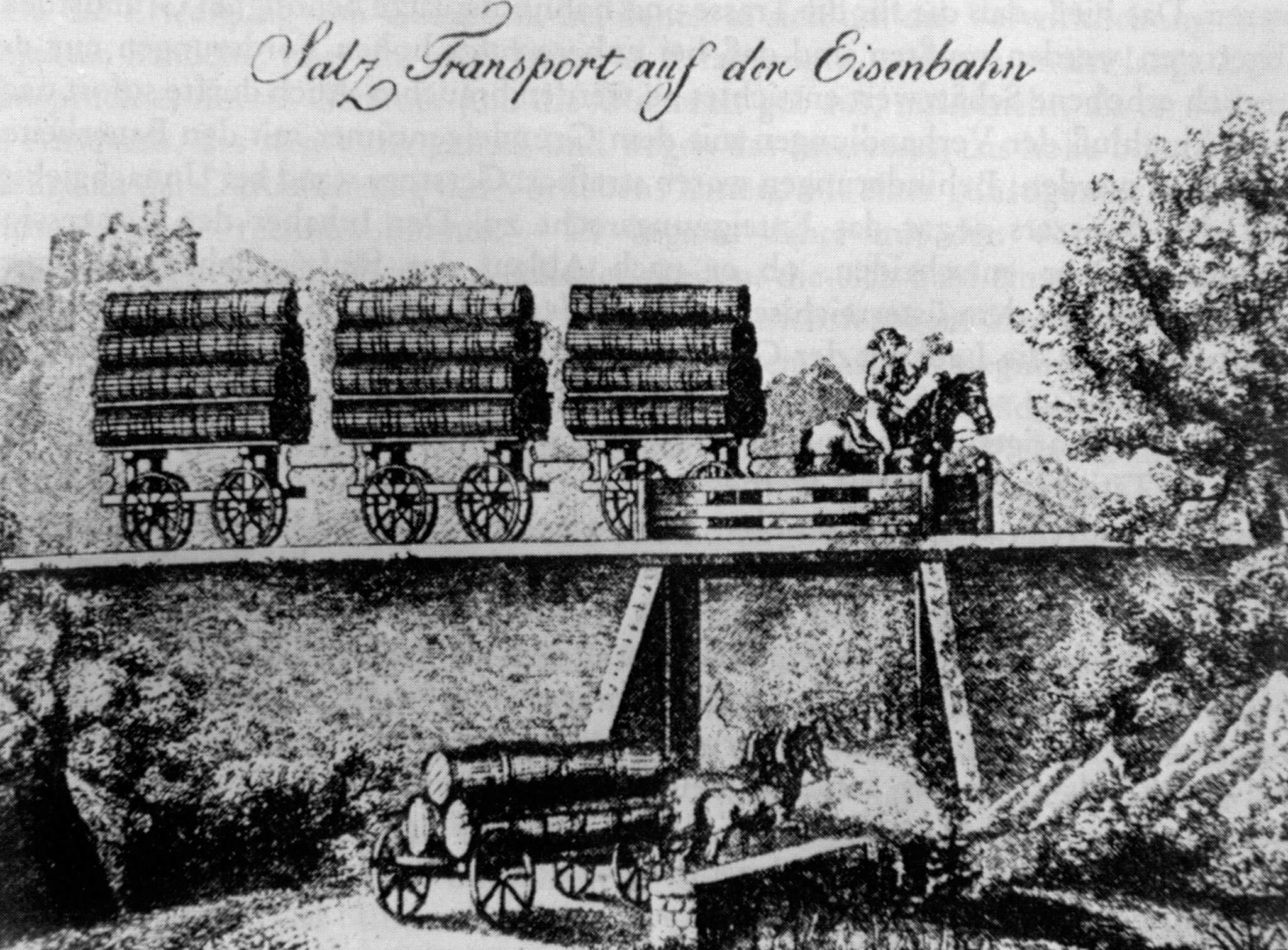 obr. k článku: Koněspřežní železnice Budějovice–Linec–Gmunden